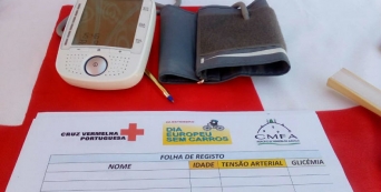 Acção da Cruz Vermelha de Beja no Dia Europeu Sem Carros