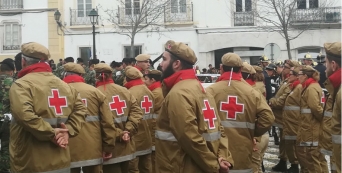 Cruz Vermelha no 361&ordm; anivers&aacute;rio da Batalha das Linhas de Elvas